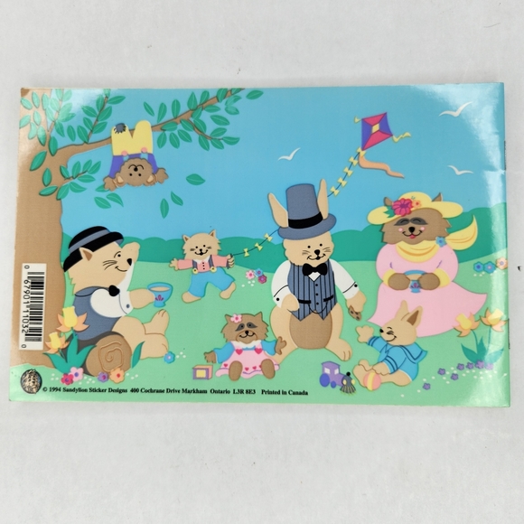 1994 Sandylion "My Sticker Album" 90s Vintage - Picture 2 of 4